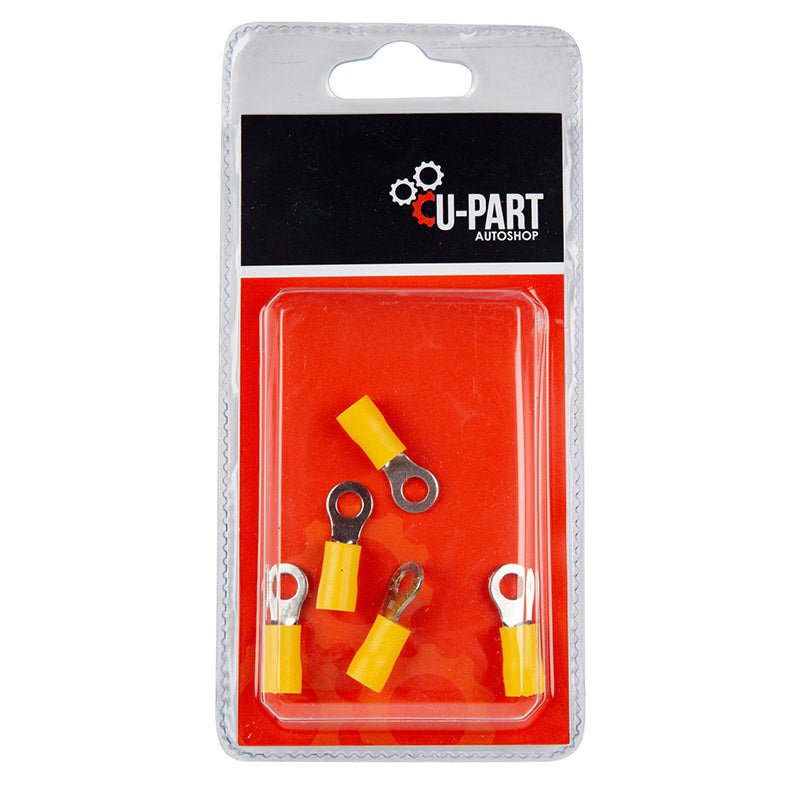 U-PART TERMINAL YELLOW RING 4.0-6.0MM 6MM