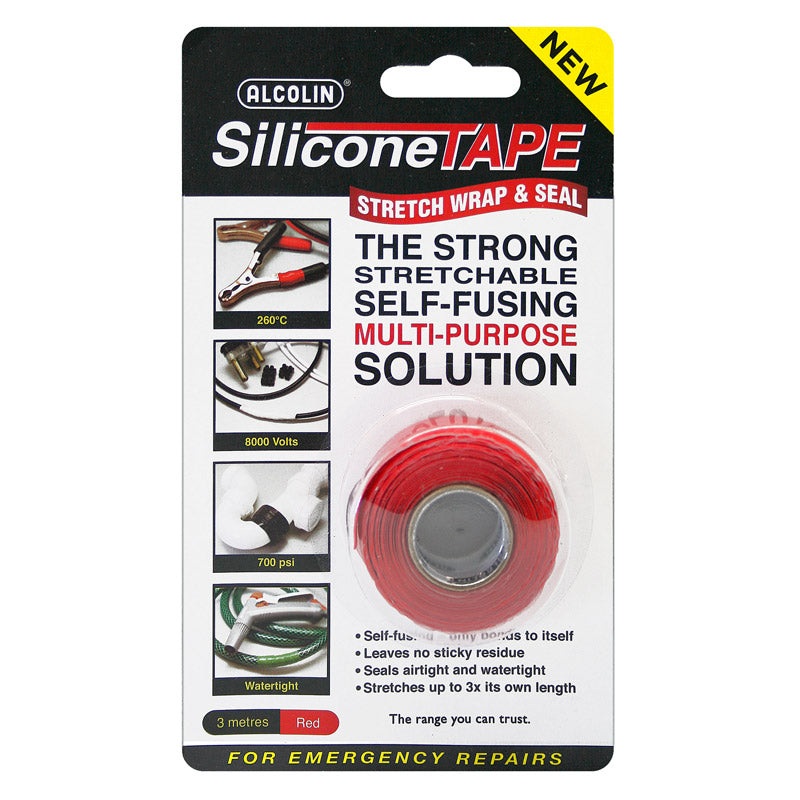 ALCOLIN SILICON TAPE RED