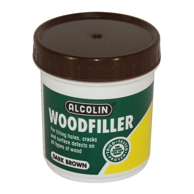 ALCOLIN WOOD FILLER 200G DARK BRN