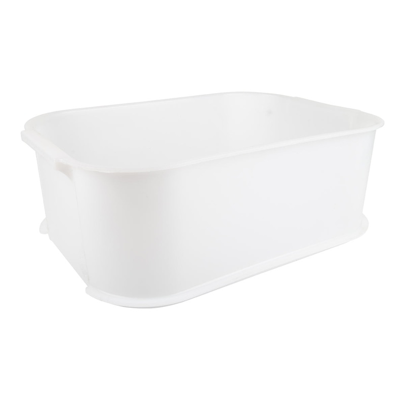 CRATE FOOD TRAY WHITE 483X356X178MM