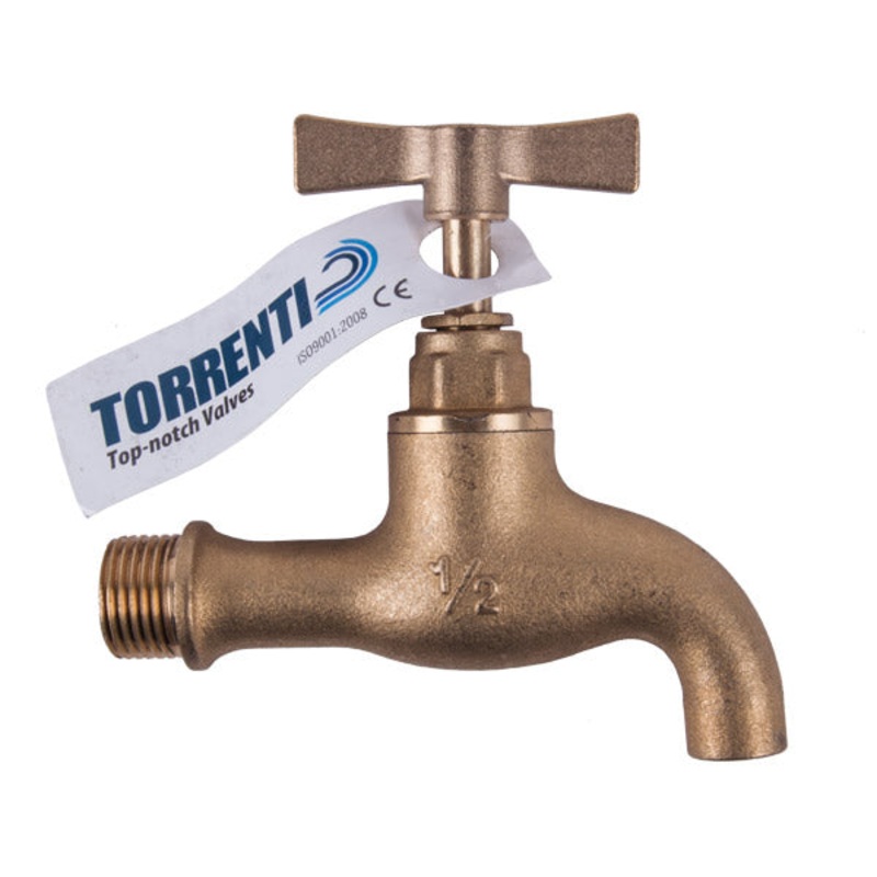 TORRENTI TAP BRASS PLAIN AGRI 200 15MM
