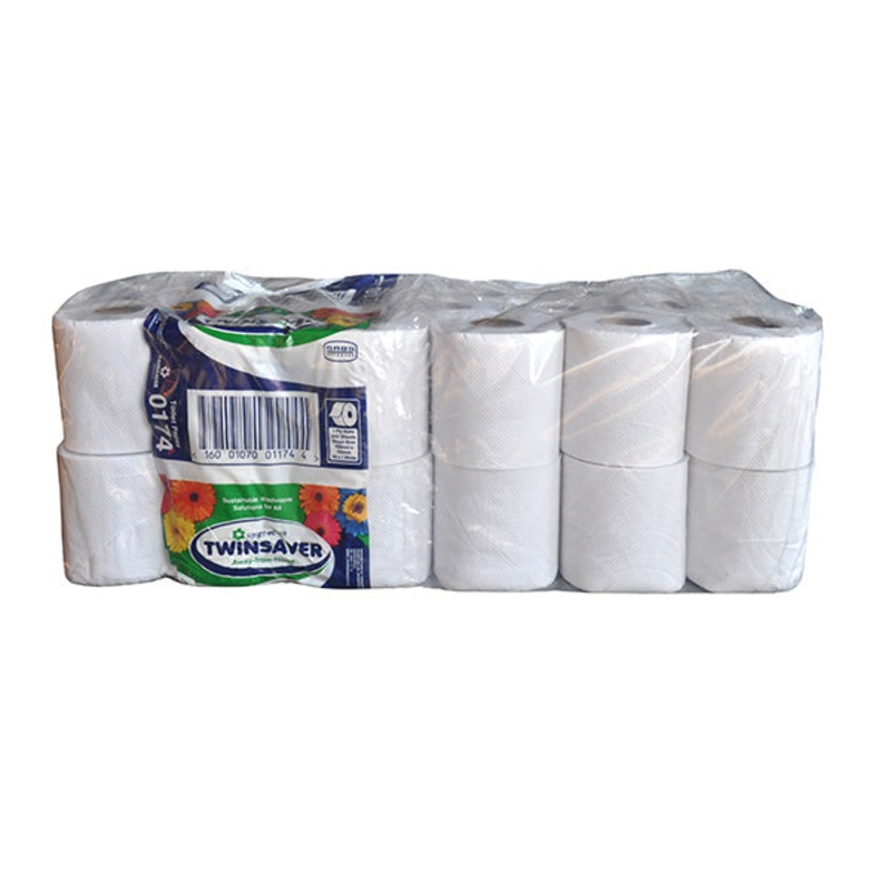 TWINSAVER TOILET PAPER 1PLY 48’S