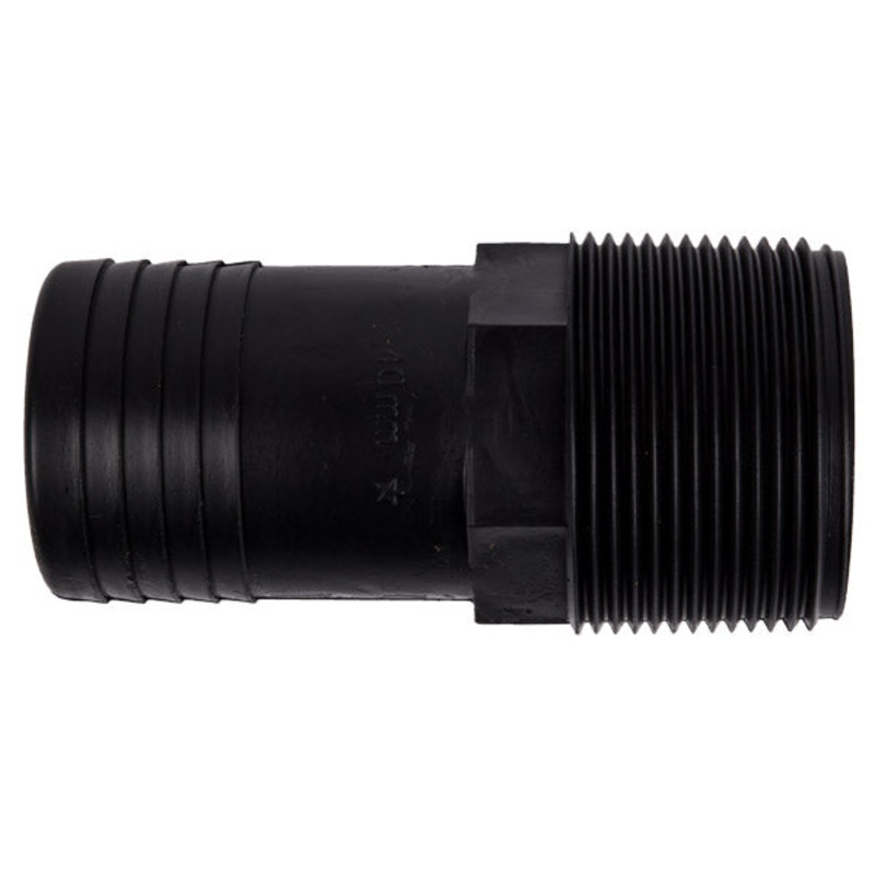 ADAPTOR NYLON  MALE 40MM