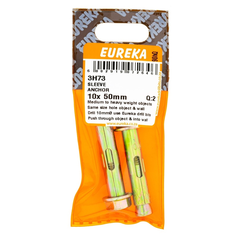 ANCHOR SLEEVE 10X50MM Q:2 EUREKA