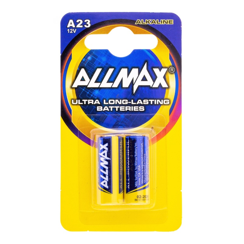 BATTERY A23 2 PACK SUPER ALKALINE GOLD