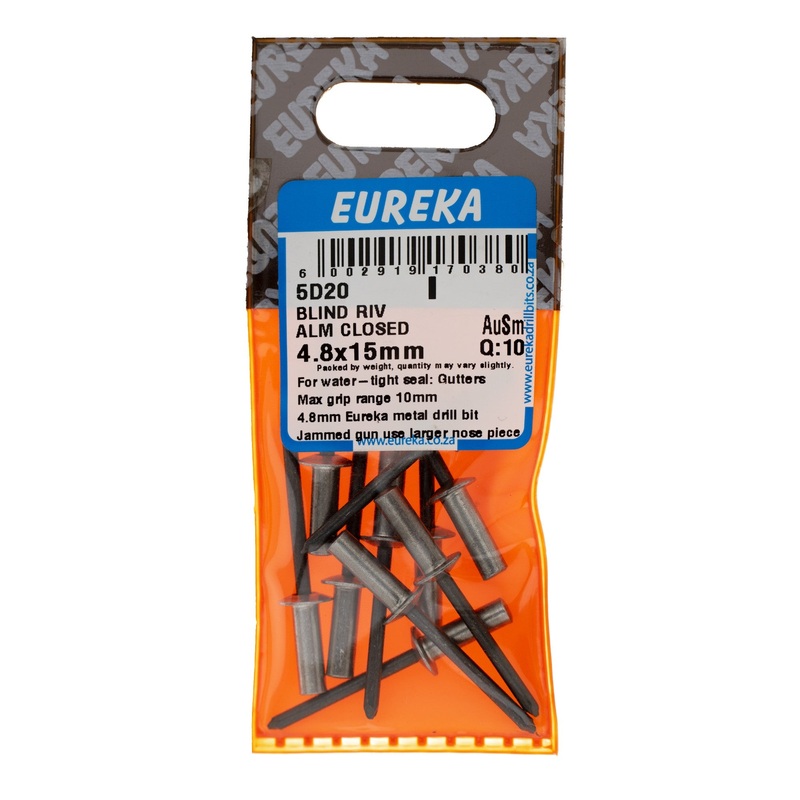 BLIND RIV ALM CLOSED 4.8X15MM Q:10 EUREKA