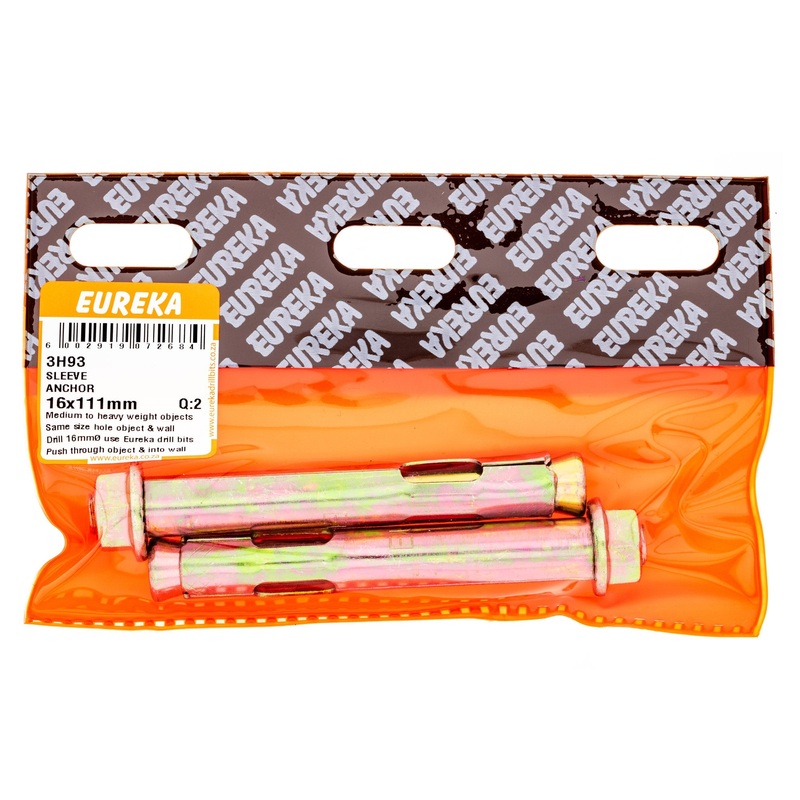 ANCHOR SLEEVE 16X111MM Q:2 EUREKA