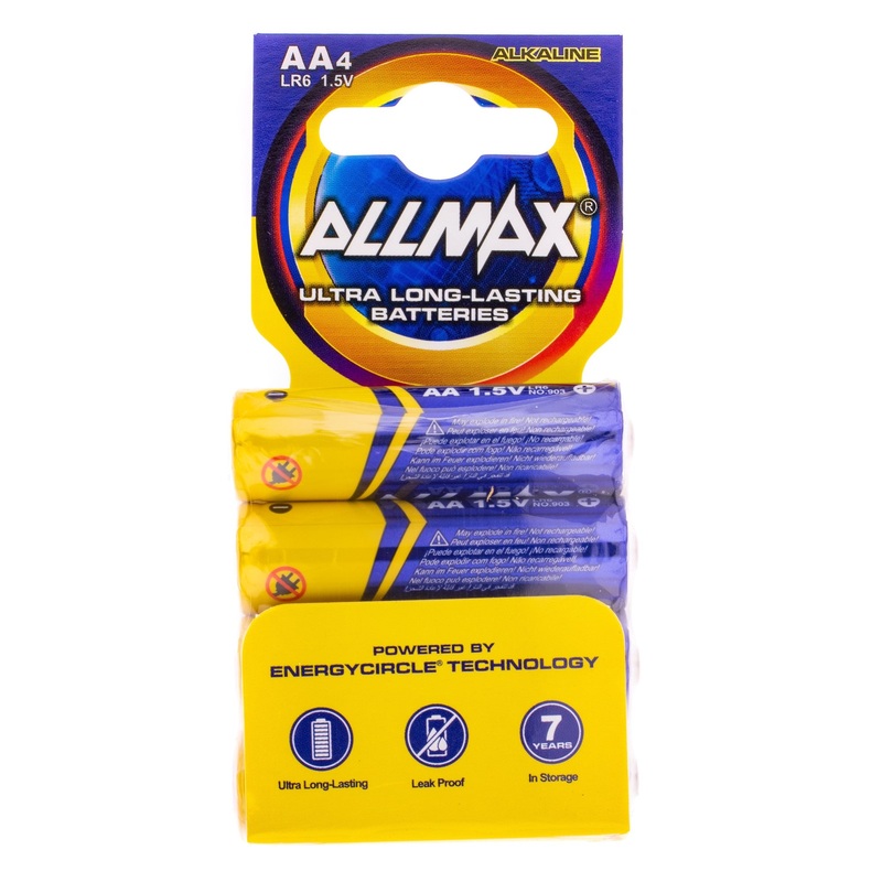 BATTERY AA 4 PACK SUPER ALKALINE GOLD