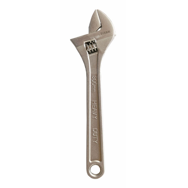 WRENCH ADJ 300MM SATIN FINISH TITAN