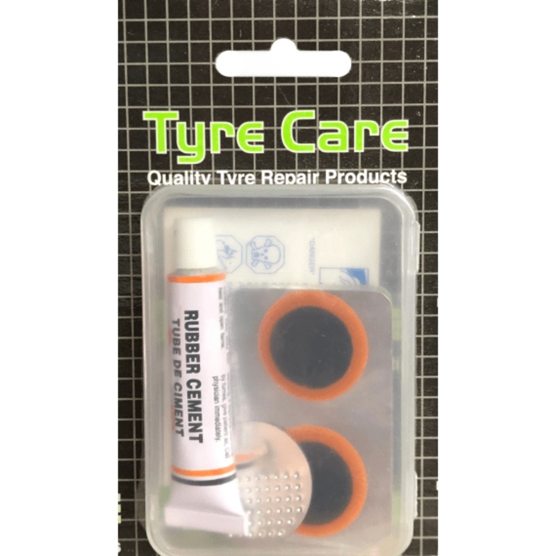 BICYCLE PATCH & SOLUTION KIT TYRE CARE