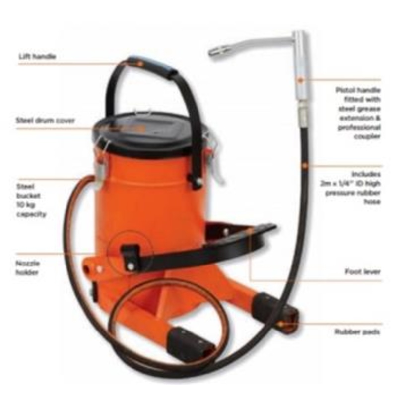 MATUS GREASE PUMP FOOT 10KG GROZ