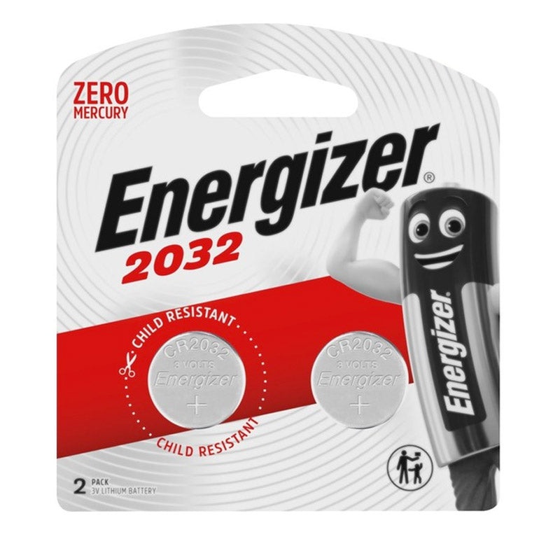 ENERGIZER BATTERY BUTTON 3V 2032 2PK