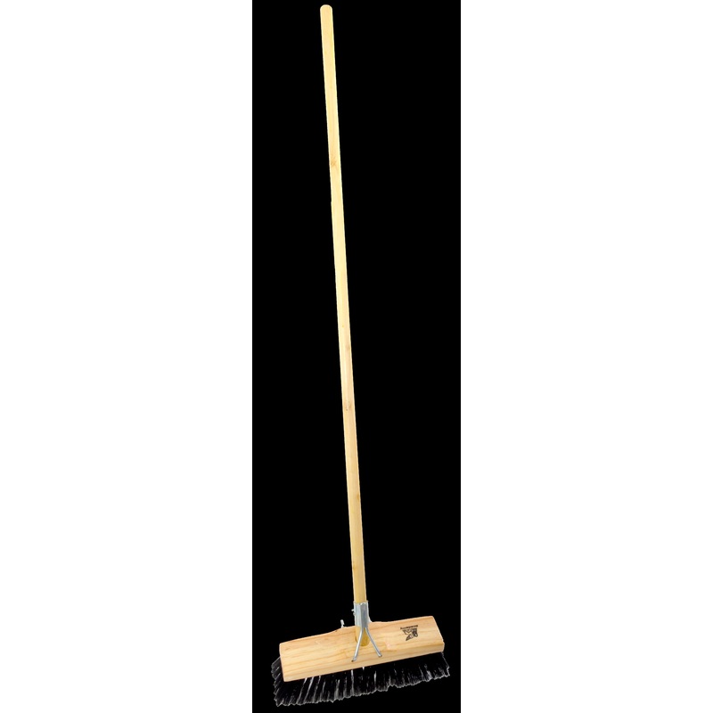 ACADEMY BROOM SOFT PVC FIBRE BLACK