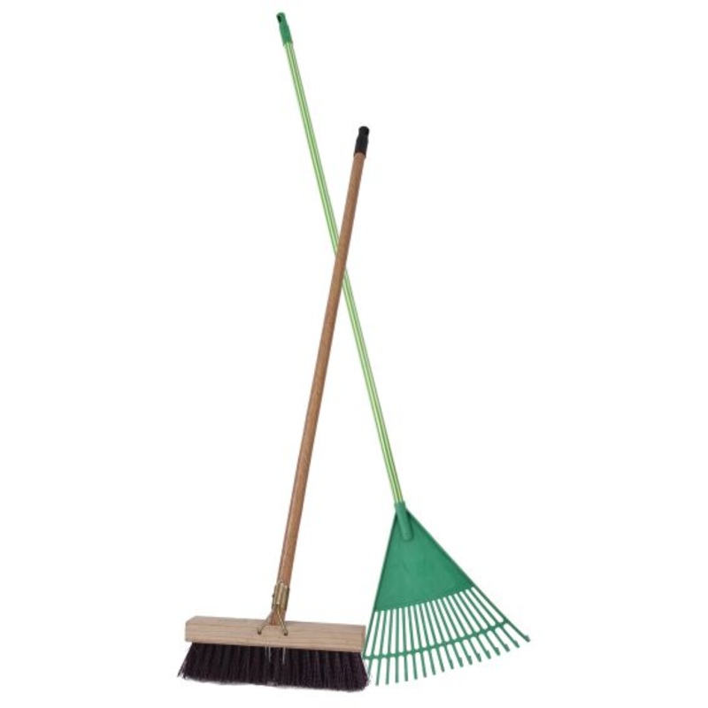 ACADEMY COMBO 305MM SWEEPER & LEAF RAKE