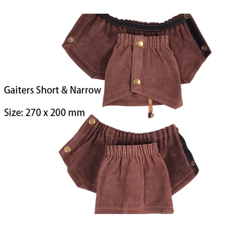 GAITER SHORT WIDE BROWN EXCELSIOR
