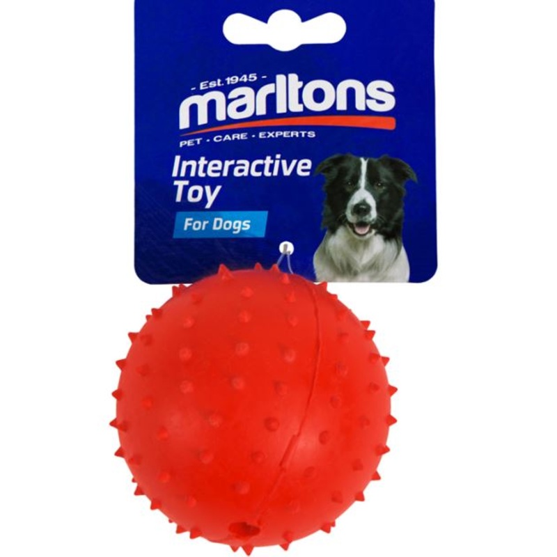 BALL RUBBER WITH BELL 3CM MARLTONS