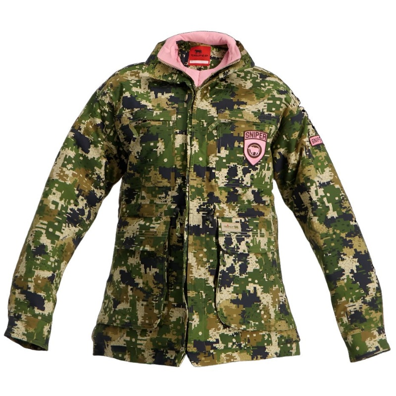 LADIES SNIPER JACKET PARKA PIXELATE