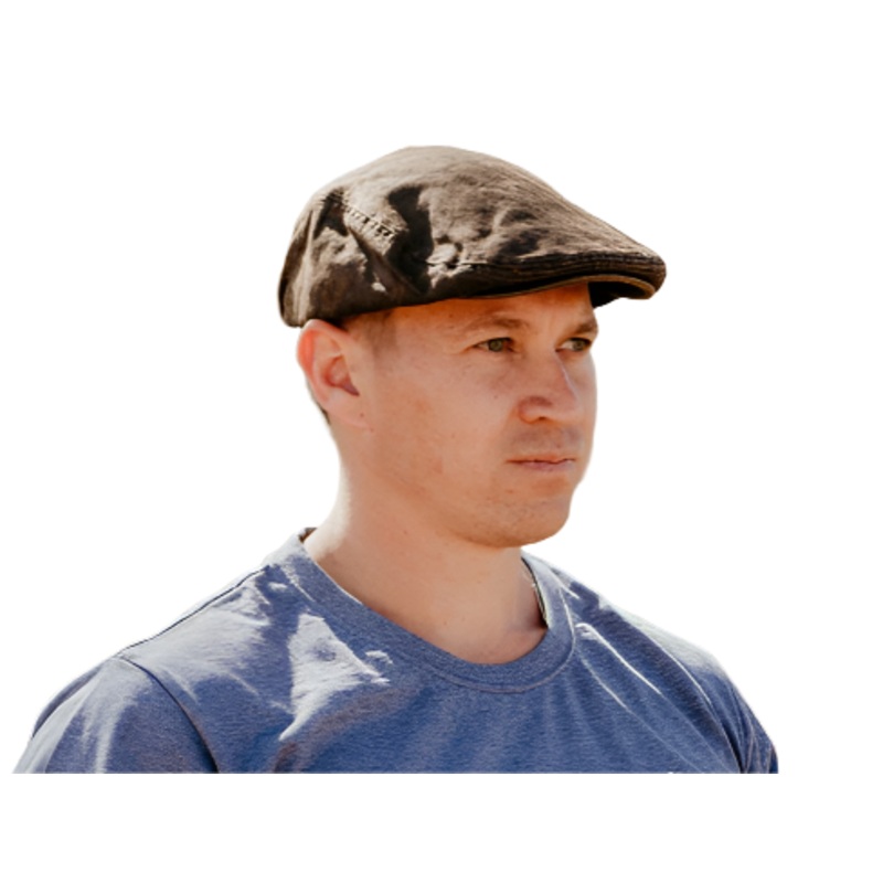 CAP BROWN O/S FLAT BOSBUL