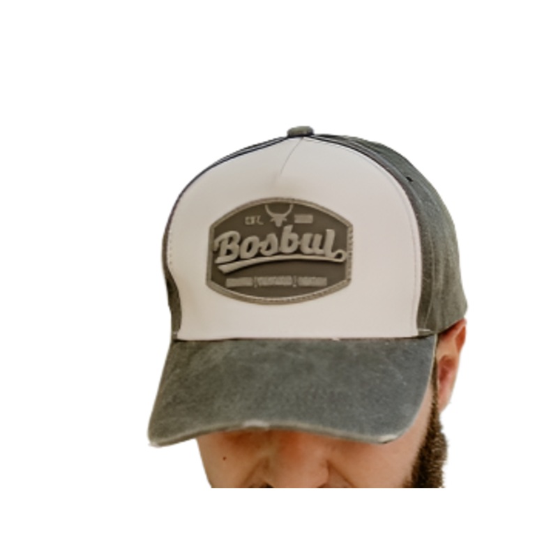 CAP OLIVE/WHITE  WASHED BOSBUL