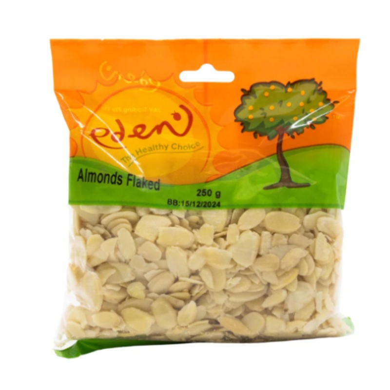 EDEN ALMONDS FLAKED 250G