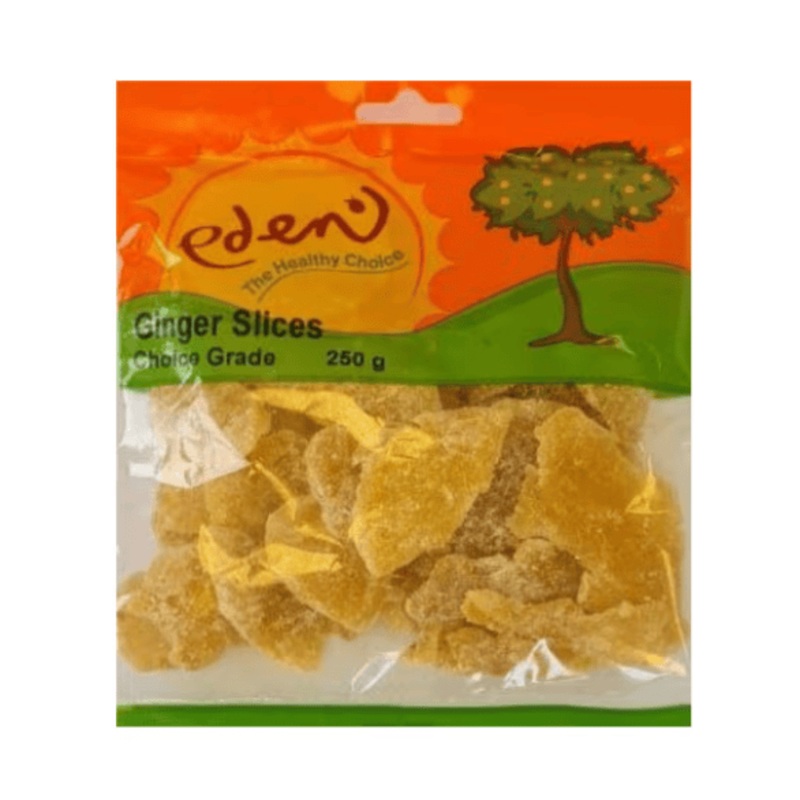 EDEN GINGER SLICES 250G