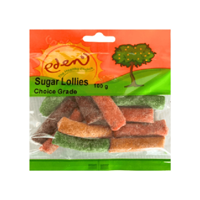 EDEN SUGAR LOLLIES 100G