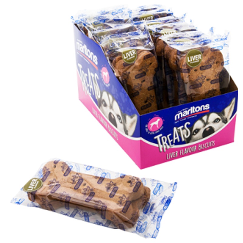 BISCUITS LIVER FLAVOUR 2PCE 80G MARLTONS