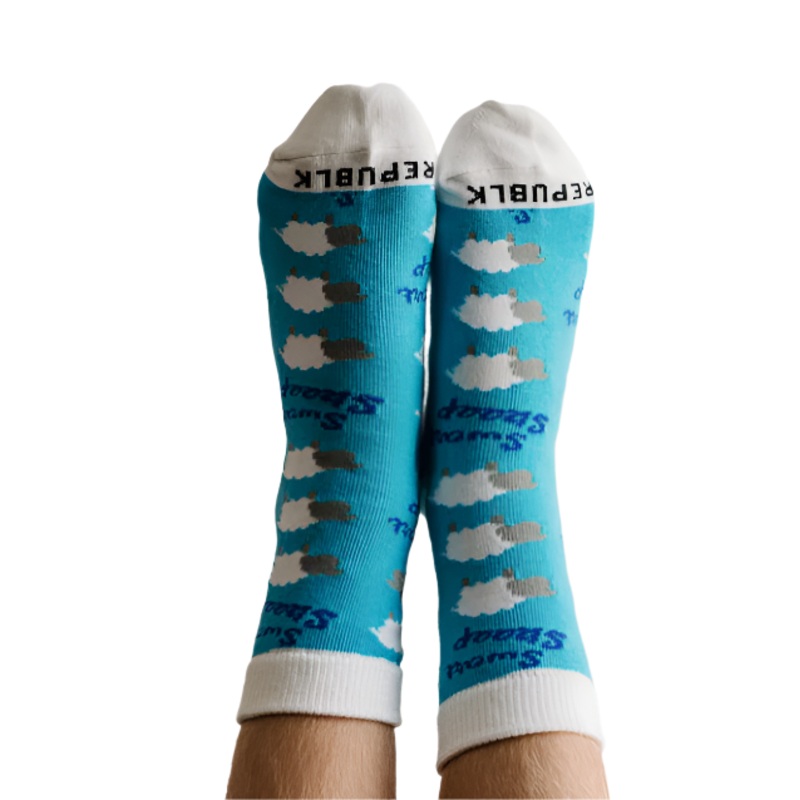 SOCK REPUBLK SWART SKAAP KIDS
