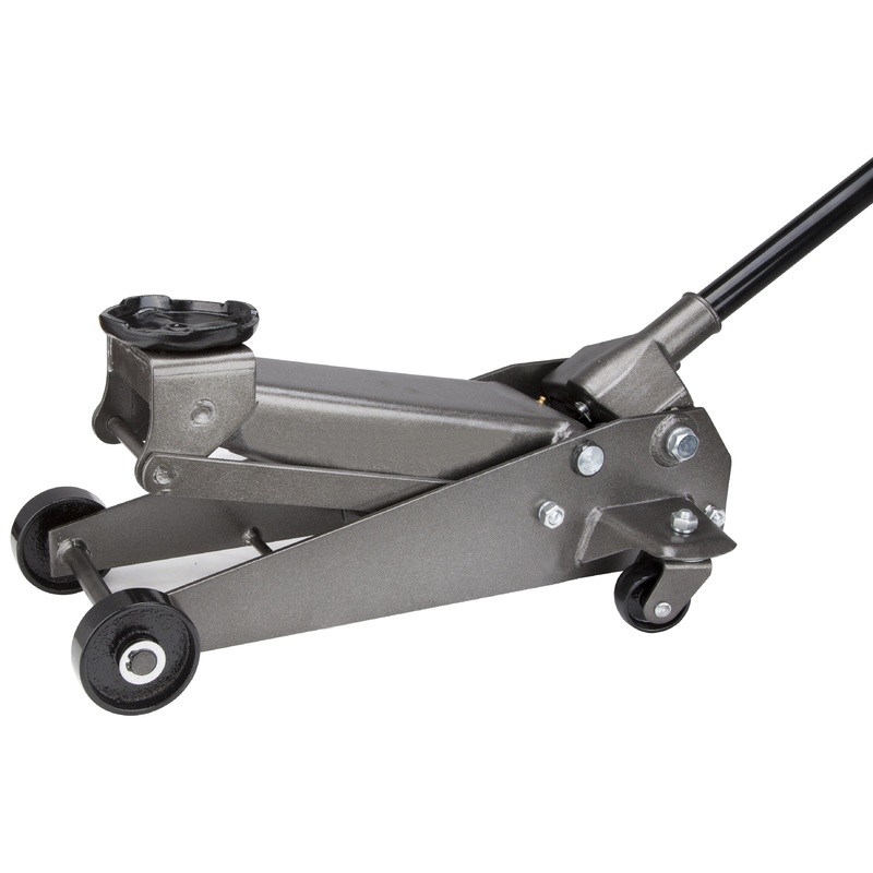 ProSource Hydraulic Floor Jack, 2.5 ton, 5-5/16 to 19-5/16 in Lift, Steel, Gray