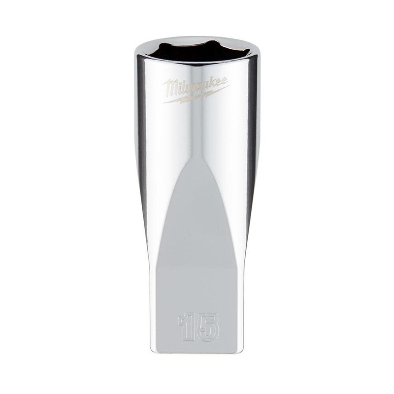 1/4 in. Drive 15mm Metric 6-Point Deep Socket