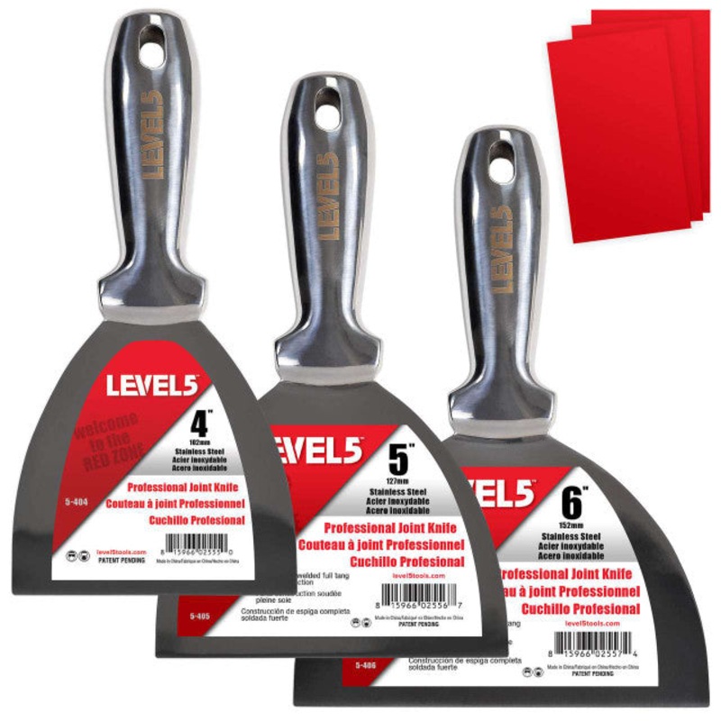 Stainless Steel Welded Joint Knife 3-Pack