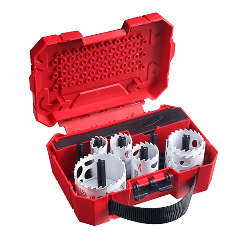 10 PC HOLE DOZER with Carbide Teeth Electrcian’s Hole Saw Kit
