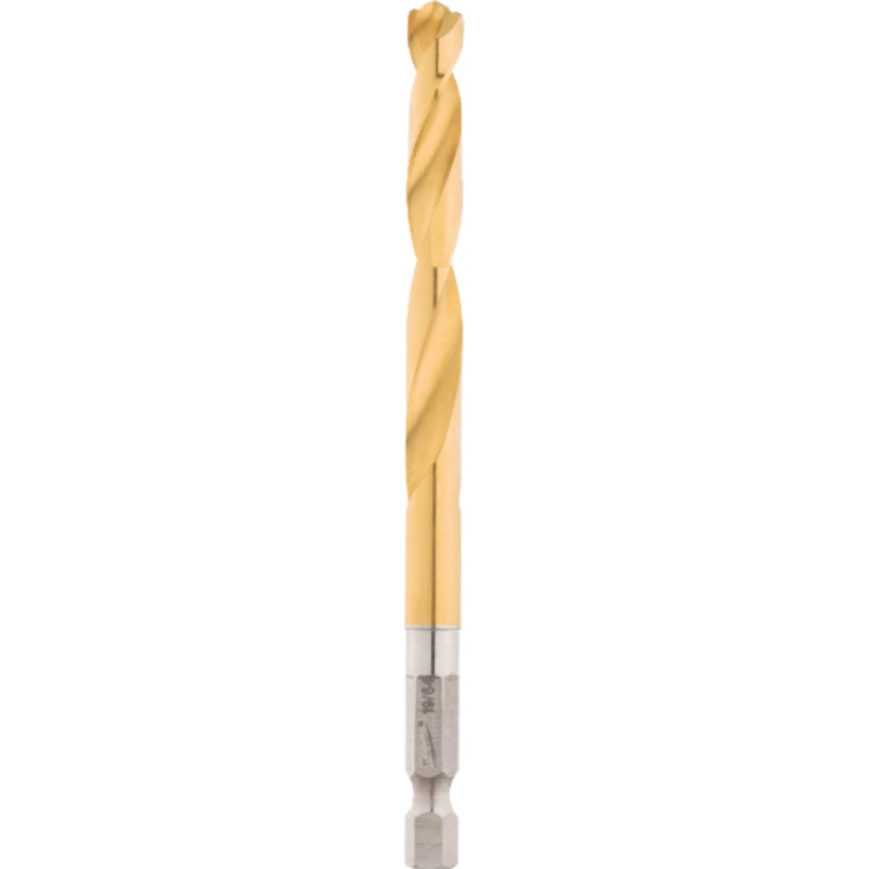 19/64 SHOCKWAVE Impact Duty RED HELIX Titanium Drill Bit