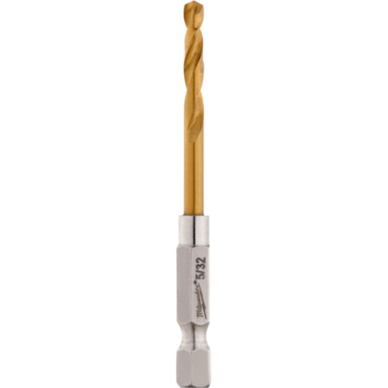 5/32 SHOCKWAVE Impact Duty RED HELIX Titanium Drill Bit