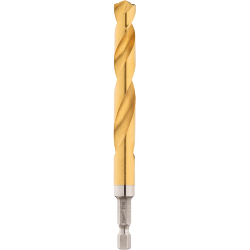 7/16 SHOCKWAVE Impact Duty RED HELIX Titanium Drill Bit