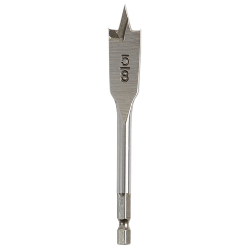 5/8 x 4.5 Flat Boring Bit