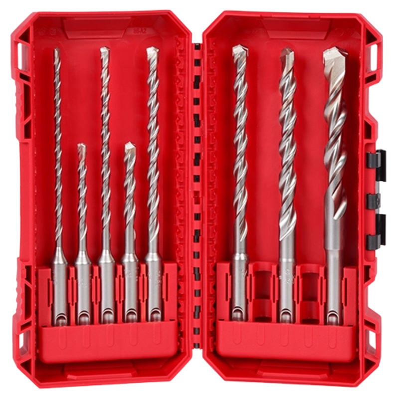 8pc. SDS Plus MX4 4-Cutter Drill Bit Kit