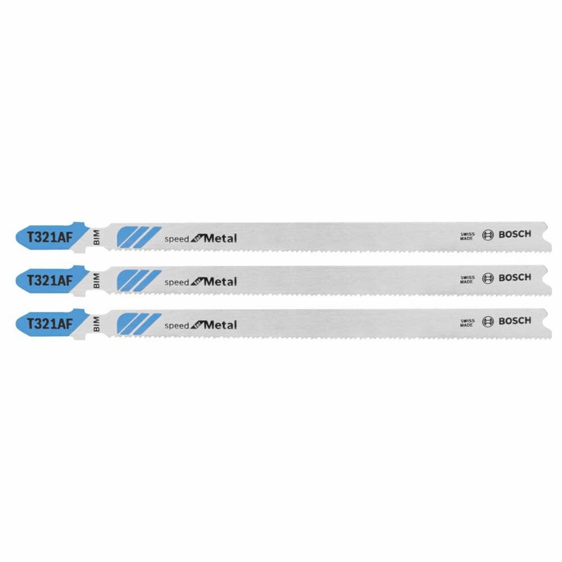 Bosch Jig Saw Blades 3pc 5 1/4in 21 TPI Speed for Metal T Shank