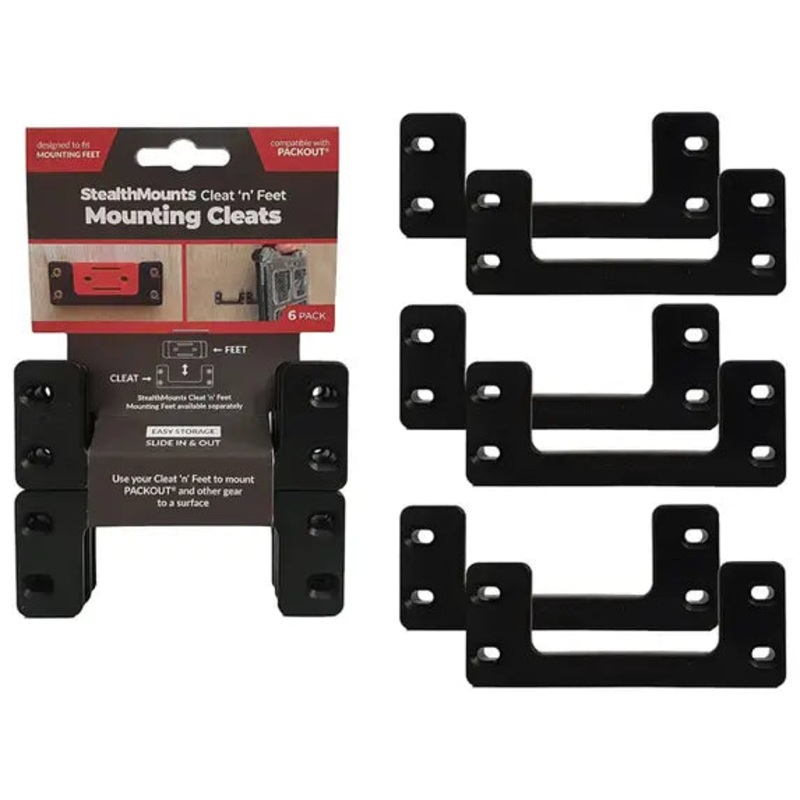 Stealthmounts PACKOUT Mounting Cleats (6 pc)