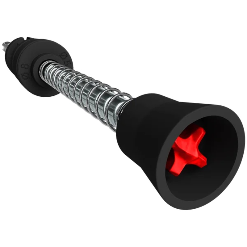 3/8 x 4 x 9 AMPED Rebar Demon SDS-Plus 4-Cutter Full Carbide Head Dust Extraction Hammer Drill Bit