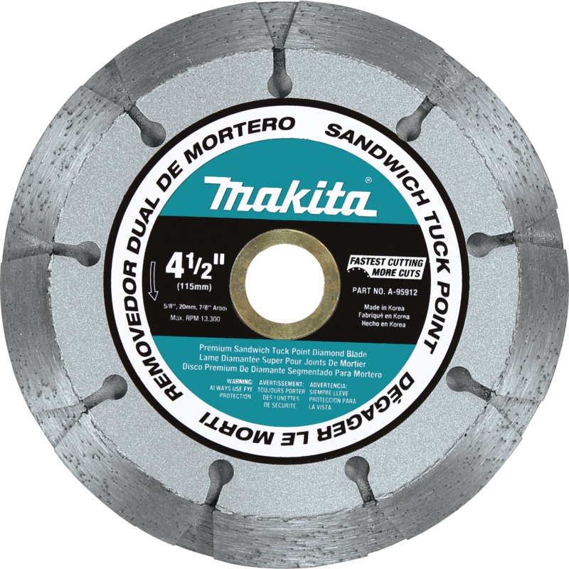 41/2 Dual Sandwich Diamond Tuck Point Blade