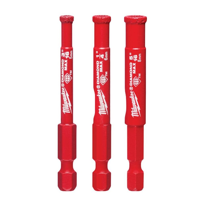 Milwaukee Diamond Max Hole Saw Bit Set – 3PC