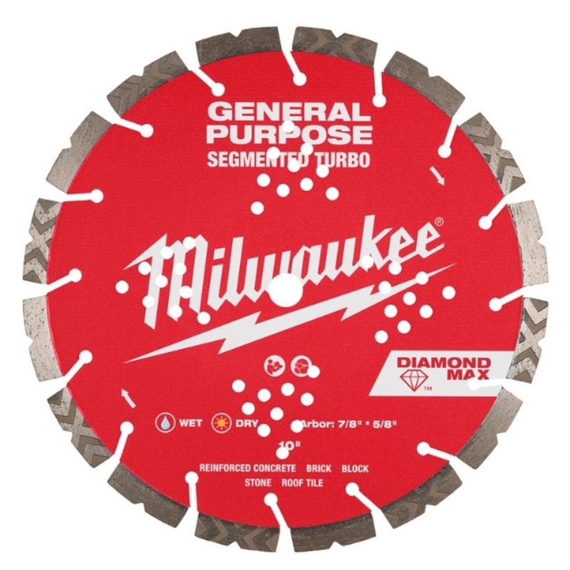 14 DIAMOND MAX Segmented Turbo, General Purpose Diamond Blade