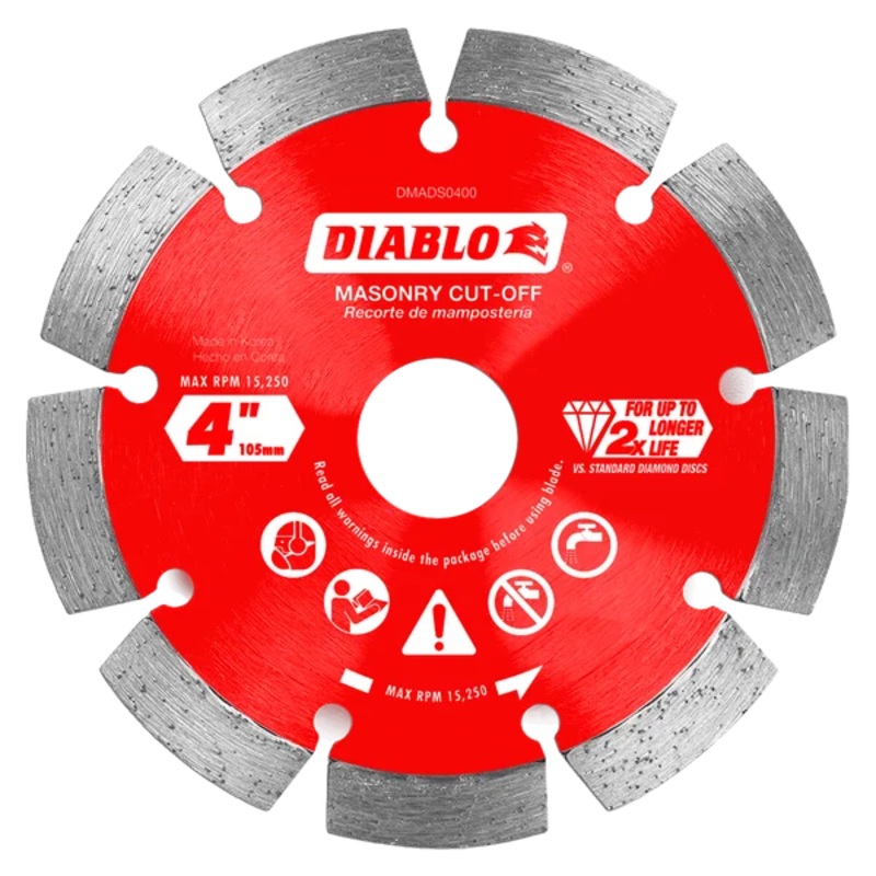 4 Diamond Segmented Masonry Cut-Off Blade