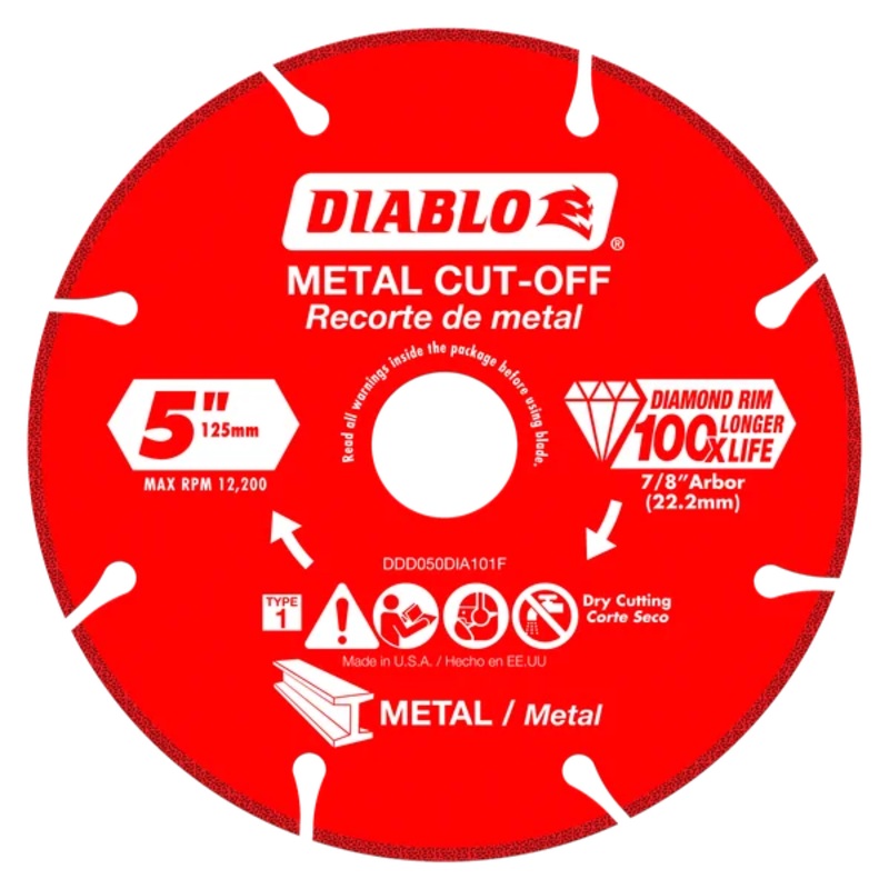 5 Diamond Metal Cut-Off Disc