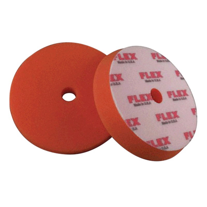 6.5 Thick Orange Foam Pad Cutting