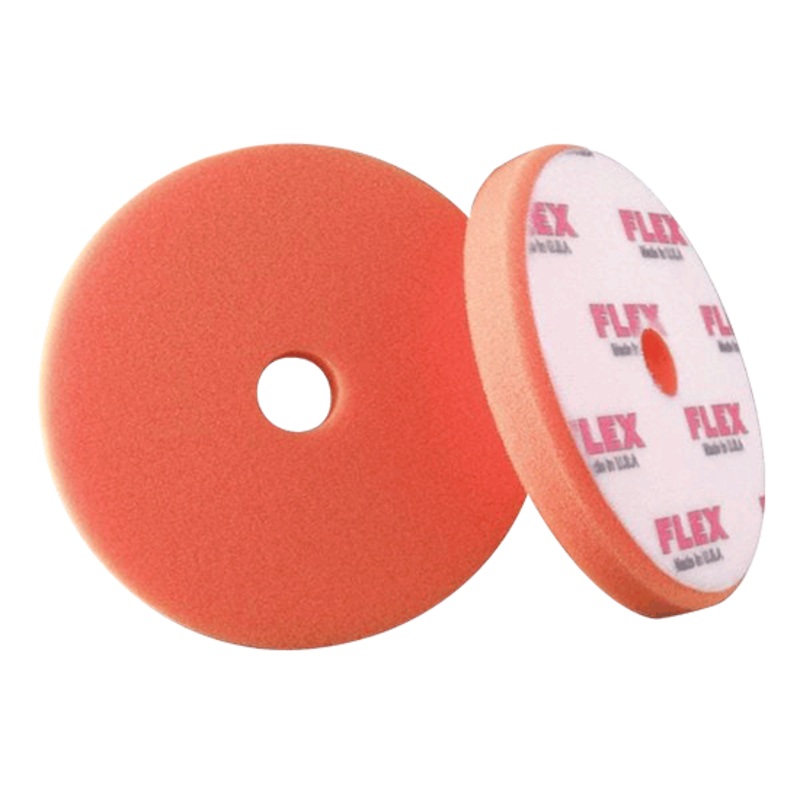 6.5 Thin Orange Foam Pad Cutting
