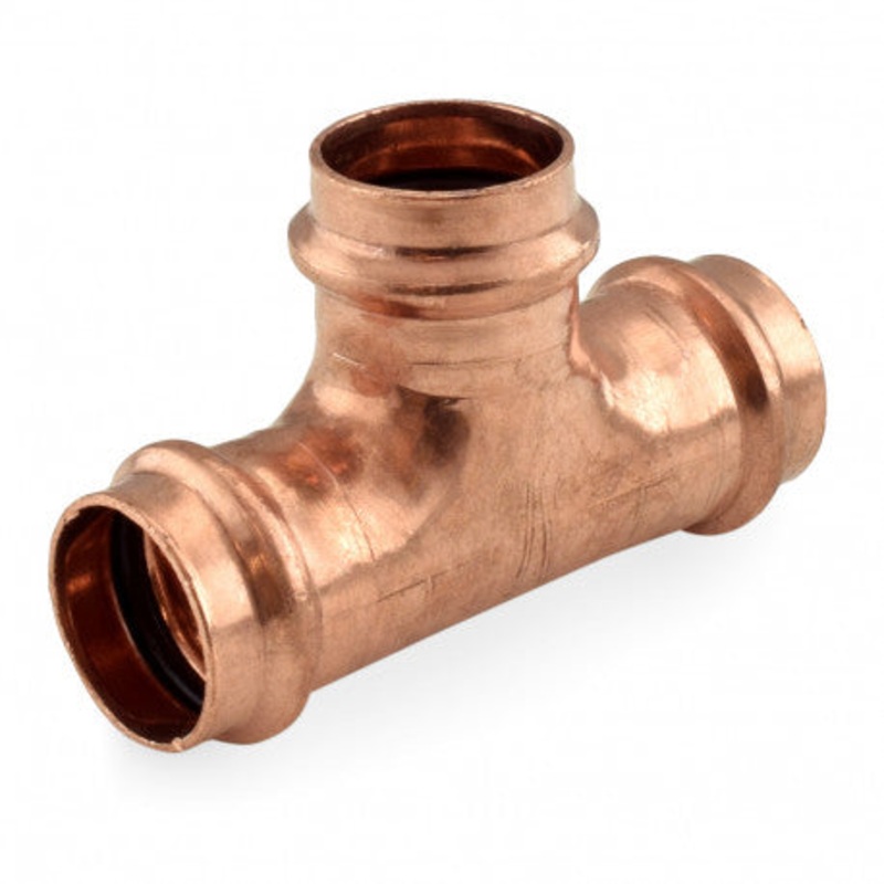 1 in. x 1 in. x 1 in. Copper Press x Press x Press Tee Fitting