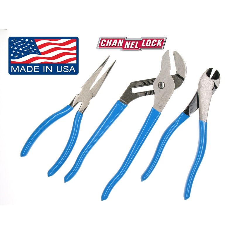 Channellock 3 Piece Pliers Set Chlgb3
