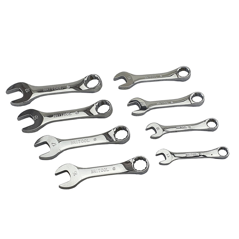 **Clearance** Original 8pc Britool Stubby / Short Spanner Set